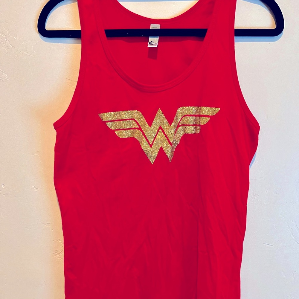 American Apparel Red Wonder Woman Tank XS
